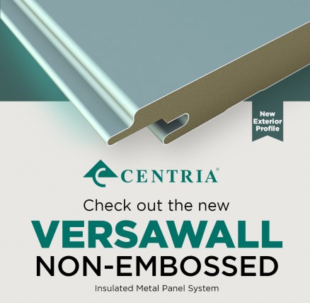 CENTRIA® Enhances Versawall® Product Line with New Non-Embossed Finish