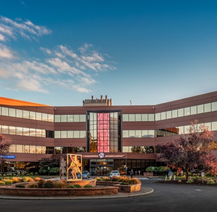 CENTRIA Formawall® and Integrated Formavue Windows Enhance  Salish Cancer Center Exterior